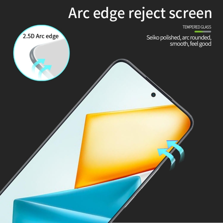 For Honor 90 GT MOFI 9H 2.5D Full Screen Tempered Glass Film(Black) - Honor Tempered Glass by MOFI | Online Shopping South Africa | PMC TechLife | Buy Now Pay Later Mobicred