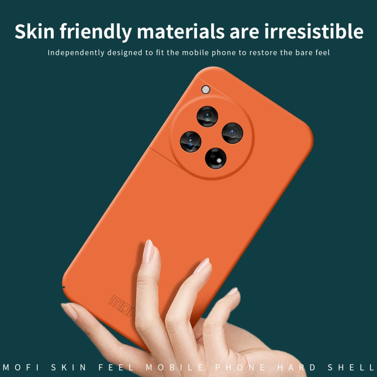 For OnePlus 12 MOFI Qin Series Skin Feel All-inclusive PC Phone Case(Green) - OnePlus Cases by MOFI | Online Shopping South Africa | PMC TechLife | Buy Now Pay Later Mobicred