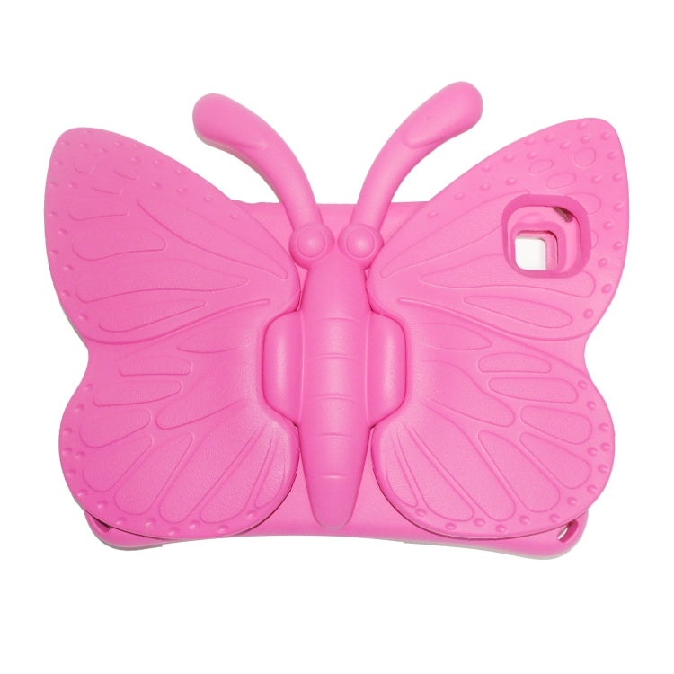 For Honor Pad X8 / X6 /7 Butterfly Bracket Kids EVA Shockproof Tablet Case(RoseRed) - Huawei by PMC TechLife | Online Shopping South Africa | PMC TechLife | Buy Now Pay Later Mobicred