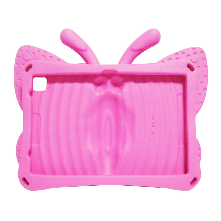 For Honor Pad X8 / X6 /7 Butterfly Bracket Kids EVA Shockproof Tablet Case(RoseRed) - Huawei by PMC TechLife | Online Shopping South Africa | PMC TechLife | Buy Now Pay Later Mobicred