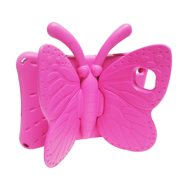 For Honor Pad X8 / X6 /7 Butterfly Bracket Kids EVA Shockproof Tablet Case(RoseRed) - Huawei by PMC TechLife | Online Shopping South Africa | PMC TechLife | Buy Now Pay Later Mobicred