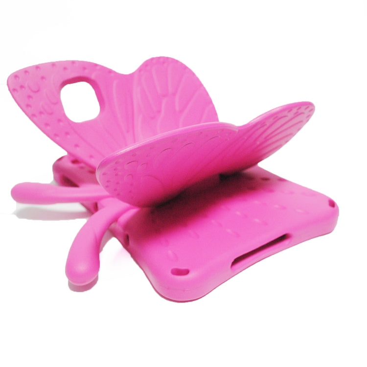 For Honor Pad X8 / X6 /7 Butterfly Bracket Kids EVA Shockproof Tablet Case(RoseRed) - Huawei by PMC TechLife | Online Shopping South Africa | PMC TechLife | Buy Now Pay Later Mobicred