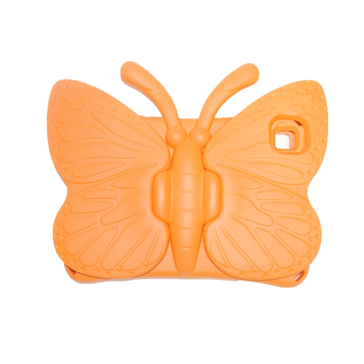 For Honor Pad X8 / X6 /7 Butterfly Bracket Kids EVA Shockproof Tablet Case(Orange) - Huawei by PMC TechLife | Online Shopping South Africa | PMC TechLife | Buy Now Pay Later Mobicred