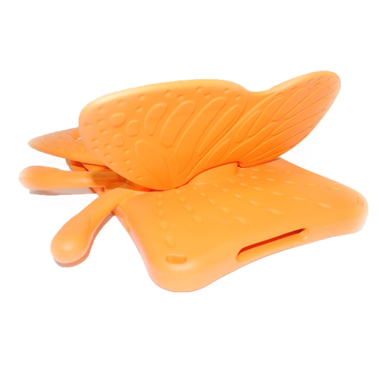 For Honor Pad X8 / X6 /7 Butterfly Bracket Kids EVA Shockproof Tablet Case(Orange) - Huawei by PMC TechLife | Online Shopping South Africa | PMC TechLife | Buy Now Pay Later Mobicred
