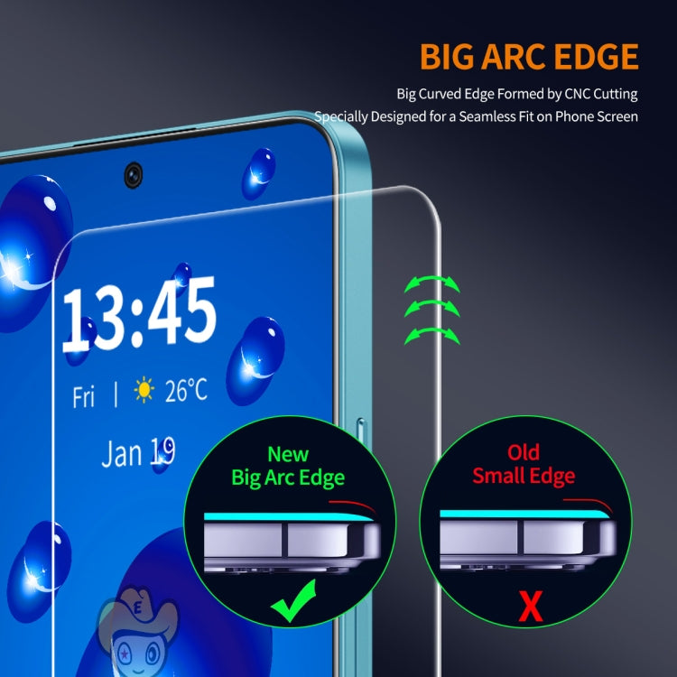 For Huawei Pura 70 2pcs ENKAY 9H Big Arc Edge High Aluminum-silicon Tempered Glass Film - Huawei Tempered Glass by ENKAY | Online Shopping South Africa | PMC Jewellery | Buy Now Pay Later Mobicred