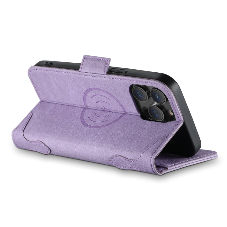 For iPhone 13 SUTENI J07 Multifunctional Horizontal Flip Magsafe Leather Phone Case(Purple) - iPhone 13 Cases by Suteni | Online Shopping South Africa | PMC Jewellery | Buy Now Pay Later Mobicred