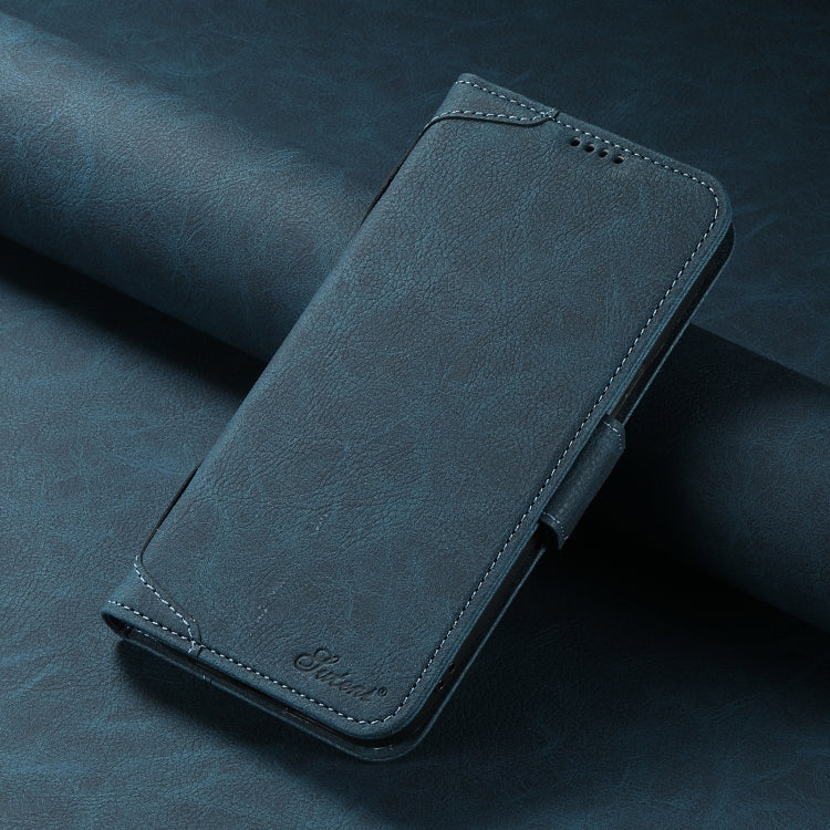 For iPhone 15 Pro Max SUTENI J07 Multifunctional Horizontal Flip Magsafe Leather Phone Case(Blue) - free shipping - PMC Jewellery - Order now!