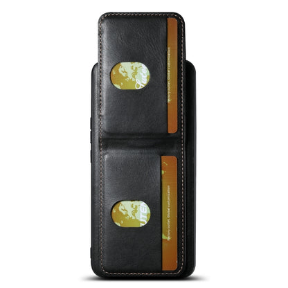 For Honor Magic6 Pro Suteni H03 Oil Wax Leather Wallet Stand Back Phone Case(Black) - Honor Cases by Suteni | Online Shopping South Africa | PMC Jewellery | Buy Now Pay Later Mobicred