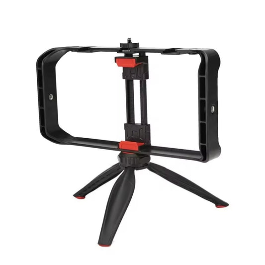 JMARY MT-33 Phone Stand Tripod ABS Video Recording Vlog Mobile Phone Rig Cage -  by Jmary | Online Shopping South Africa | PMC Jewellery | Buy Now Pay Later Mobicred