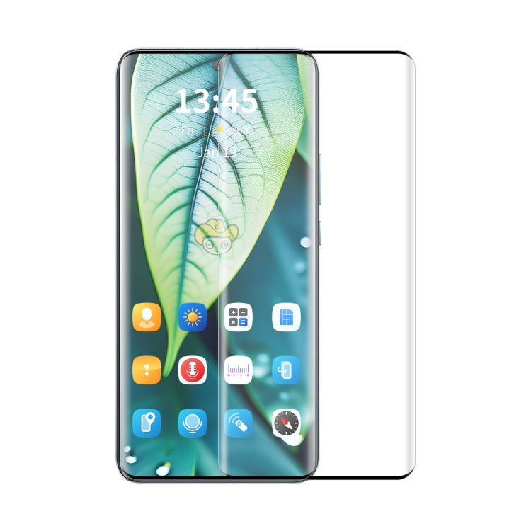 For vivo X100 / X100 Pro ENKAY Easy Install Hot Bending Full Coverage Side Glue Tempered Glass Film - X100 Pro Tempered Glass by ENKAY | Online Shopping South Africa | PMC Jewellery | Buy Now Pay Later Mobicred