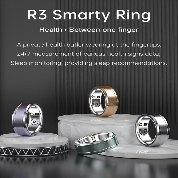 R3 SIZE 20 Smart Ring, Support Heart Rate / Blood Oxygen / Sleep Monitoring(White) - Smart Rings / Smart Telephones by PMC Jewellery | Online Shopping South Africa | PMC Jewellery