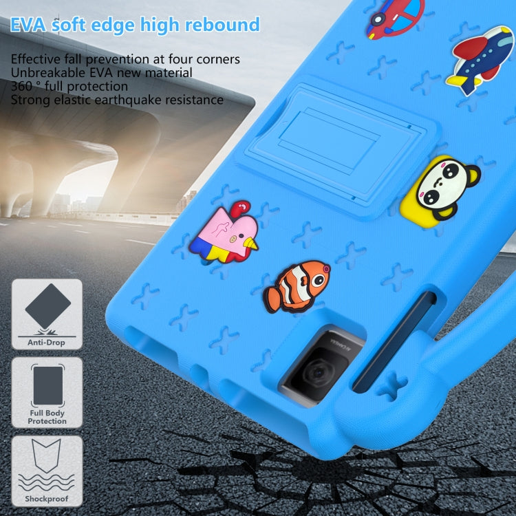 For Blackview Oscal Pad 15 2023 10.36/Tab 11 Handle Kickstand Children EVA Shockproof Tablet Case(Sky Blue) - Others by PMC Jewellery | Online Shopping South Africa | PMC Jewellery | Buy Now Pay Later Mobicred