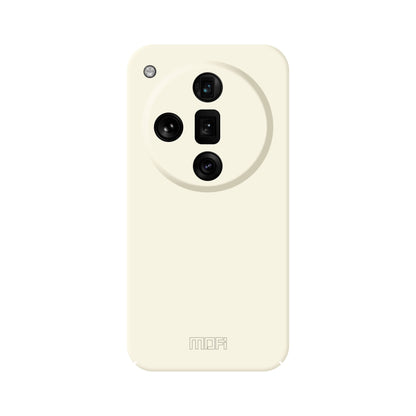 For OPPO Find X7 Ultra MOFI Qin Series Skin Feel All-inclusive PC Phone Case(Beige) - Find X7 Ultra Cases by MOFI | Online Shopping South Africa | PMC Jewellery