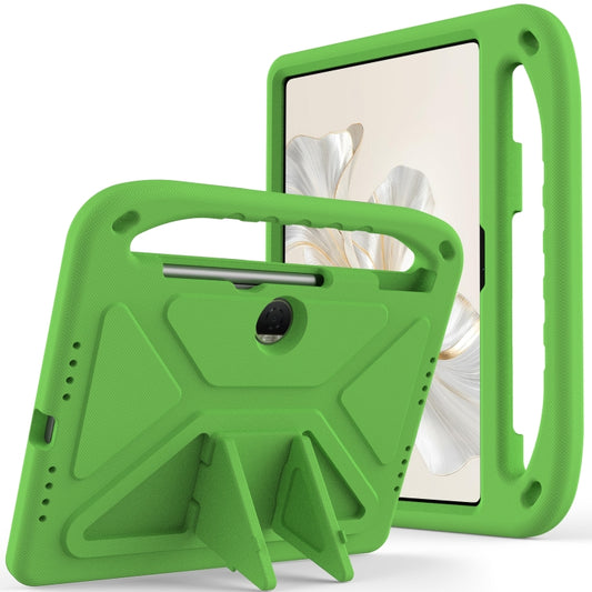 For Honor Pad 9 12.1 Handle EVA Shockproof Tablet Case with Holder(Green) - Honor by PMC Jewellery | Online Shopping South Africa | PMC Jewellery | Buy Now Pay Later Mobicred