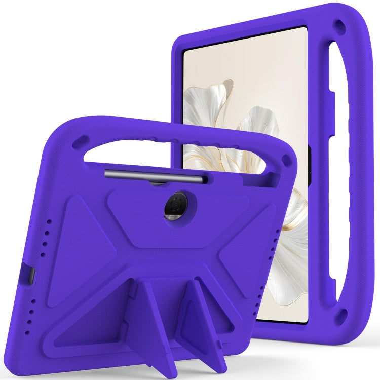 For Honor Pad 9 12.1 Handle EVA Shockproof Tablet Case with Holder(Purple) - Honor by PMC TechLife | Online Shopping South Africa | PMC TechLife | Buy Now Pay Later Mobicred