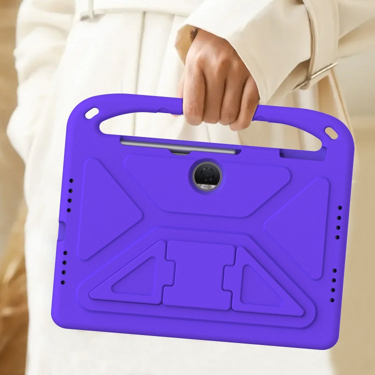 For Honor Pad 9 12.1 Handle EVA Shockproof Tablet Case with Holder(Purple) - Honor by PMC TechLife | Online Shopping South Africa | PMC TechLife | Buy Now Pay Later Mobicred
