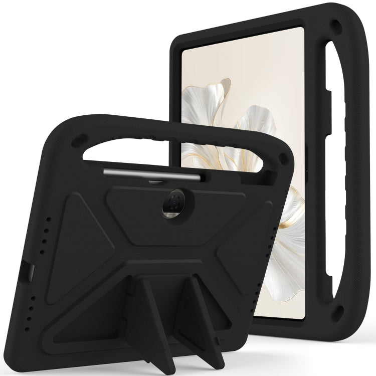For Honor Pad 9 12.1 Handle EVA Shockproof Tablet Case with Holder(Black) - Honor by PMC TechLife | Online Shopping South Africa | PMC TechLife | Buy Now Pay Later Mobicred