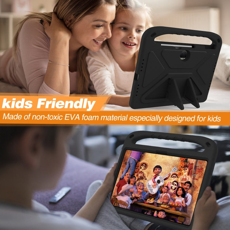 For Honor Pad 9 12.1 Handle EVA Shockproof Tablet Case with Holder(Black) - Honor by PMC TechLife | Online Shopping South Africa | PMC TechLife | Buy Now Pay Later Mobicred