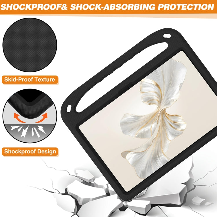 For Honor Pad 9 12.1 Handle EVA Shockproof Tablet Case with Holder(Black) - Honor by PMC TechLife | Online Shopping South Africa | PMC TechLife | Buy Now Pay Later Mobicred