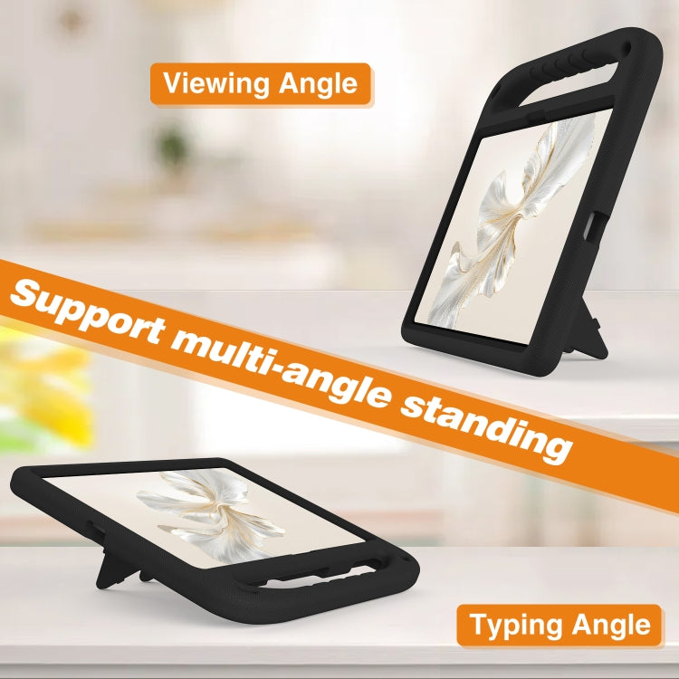 For Honor Pad 9 12.1 Handle EVA Shockproof Tablet Case with Holder(Black) - Honor by PMC TechLife | Online Shopping South Africa | PMC TechLife | Buy Now Pay Later Mobicred