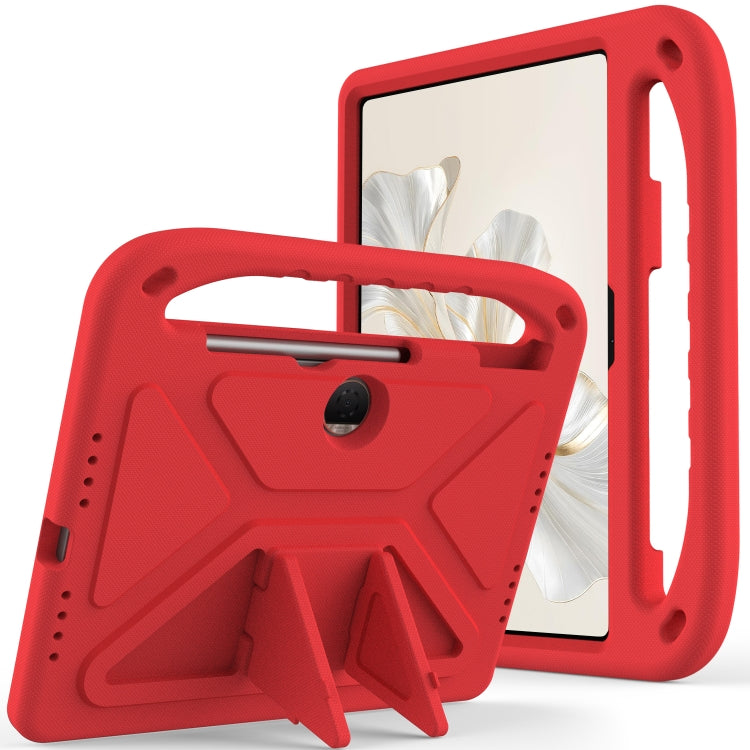 For Honor Pad 9 12.1 Handle EVA Shockproof Tablet Case with Holder(Red) - Honor by PMC TechLife | Online Shopping South Africa | PMC TechLife | Buy Now Pay Later Mobicred