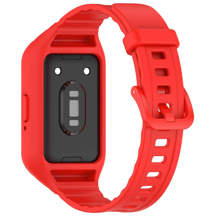 For Samsung Galaxy Fit 3 Integrated TPU Watch Band(Red) - Watch Bands by PMC TechLife | Online Shopping South Africa | PMC TechLife