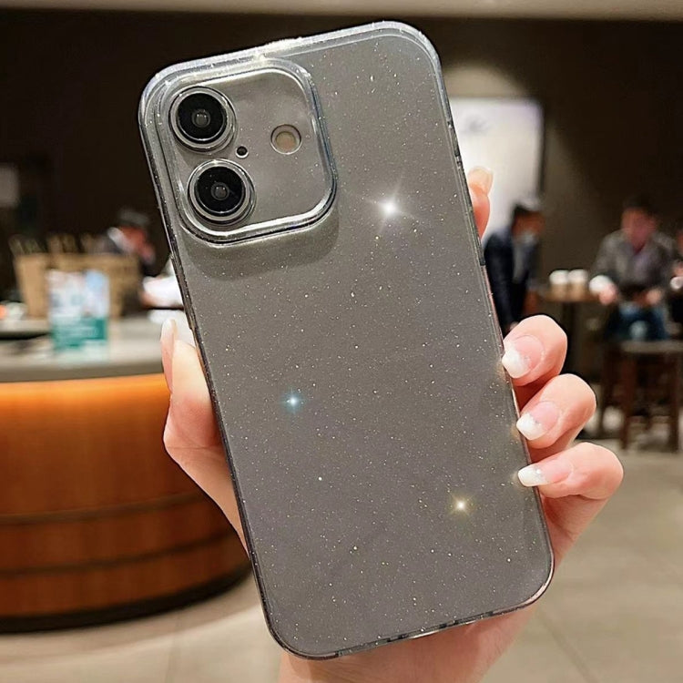 For iPhone 16 Plus Jelly Glitter Solid Color TPU Phone Case(Gray) - iPhone 16 Plus Cases by PMC TechLife | Online Shopping South Africa | PMC TechLife | Buy Now Pay Later Mobicred