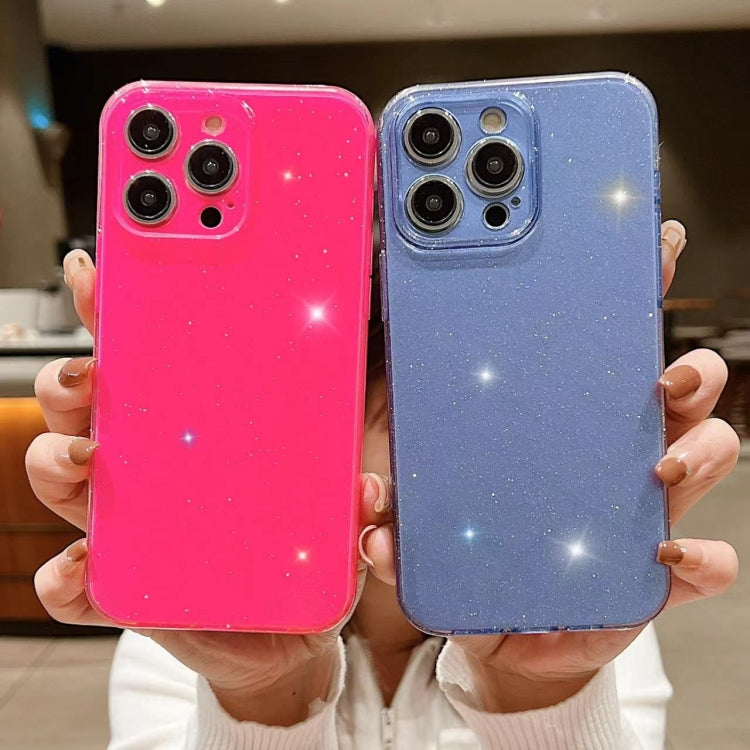 For iPhone 16 Plus Jelly Glitter Solid Color TPU Phone Case(Dark Blue) - free shipping - PMC TechLife - Order now!