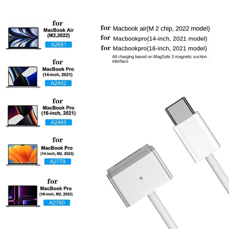 AU Plug 140W USB-C PD Power Adapter with Type-C to Magsafe3 Magnetic Charging Cable, Length: 2 m - Cable & Adapter by PMC Jewellery | Online Shopping South Africa | PMC Jewellery | Buy Now Pay Later Mobicred