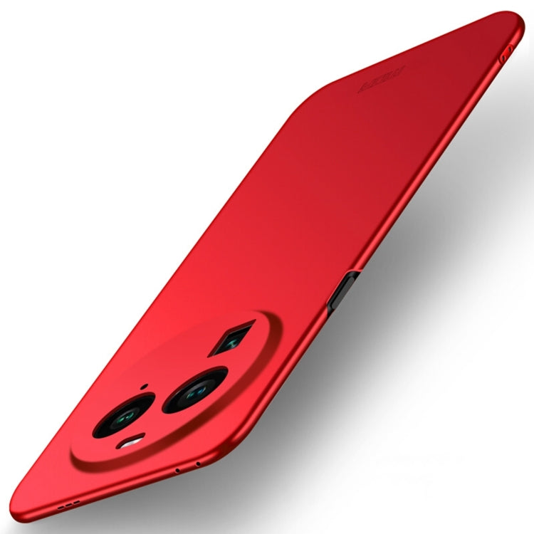 For OPPO Find X6 MOFI Micro-Frosted PC Ultra-thin Hard Phone Case(Red) - OPPO Cases by MOFI | Online Shopping South Africa | PMC Jewellery