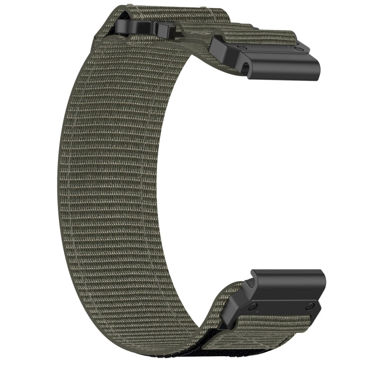 For Garmin MARQ Captain Gen 2 22mm Nylon Hook And Loop Fastener Watch Band(Grey) - Watch Bands by PMC Jewellery | Online Shopping South Africa | PMC Jewellery