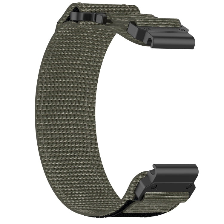 For Garmin EPIX Gen 2 22mm Nylon Hook And Loop Fastener Watch Band(Grey) - Watch Bands by PMC TechLife | Online Shopping South Africa | PMC TechLife | Buy Now Pay Later Mobicred