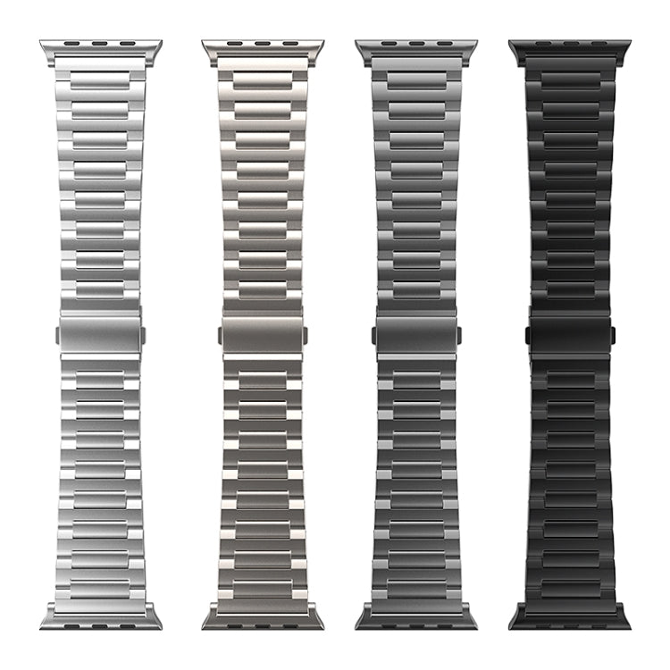 For Apple Watch SE 2022 44mm I-Shaped Titanium Watch Band(Titanium) - Watch Bands by PMC TechLife | Online Shopping South Africa | PMC TechLife