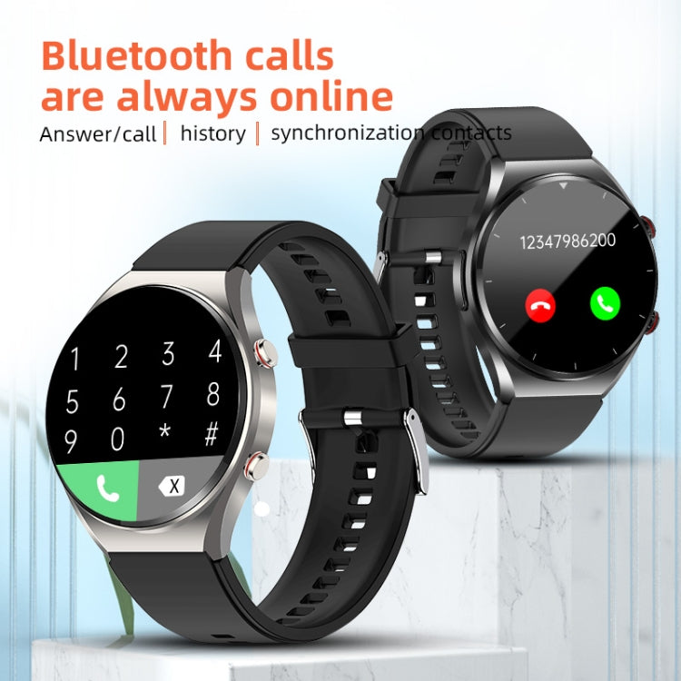 E09 Pro 1.32 inch Color Screen Smart Watch, Support Bluetooth Call / ECG Electrocardiogram(Black) - Smart Watches by PMC TechLife | Online Shopping South Africa | PMC TechLife | Buy Now Pay Later Mobicred