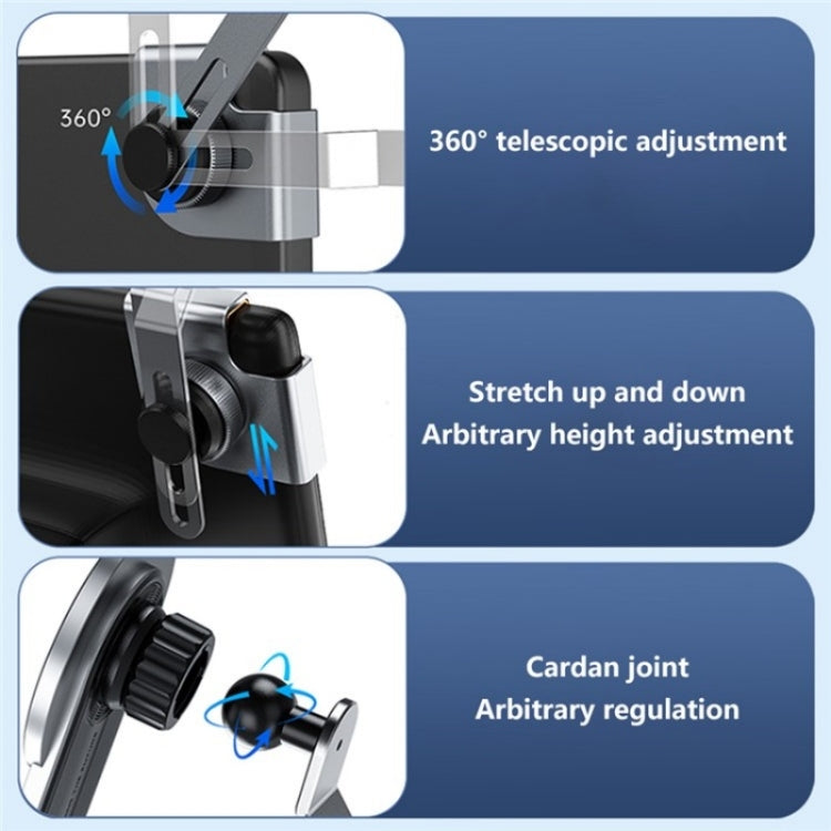 A8S 15W Wireless Charging New Energy Vehicle Navigation Bracket For Tesla Car Screen Base - Car Charger by PMC TechLife | Online Shopping South Africa | PMC TechLife | Buy Now Pay Later Mobicred