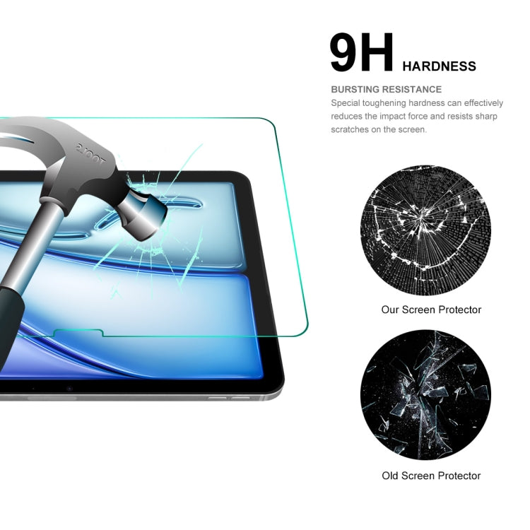 For iPad Air 11 2025 / 2024 /iPad 2025 2pcs ENKAY Hat-Prince 0.33mm Explosion-proof Tempered Glass Film - iPad Air 11 2025 / 2024 Tempered Glass by ENKAY | Online Shopping South Africa | PMC Jewellery | Buy Now Pay Later Mobicred