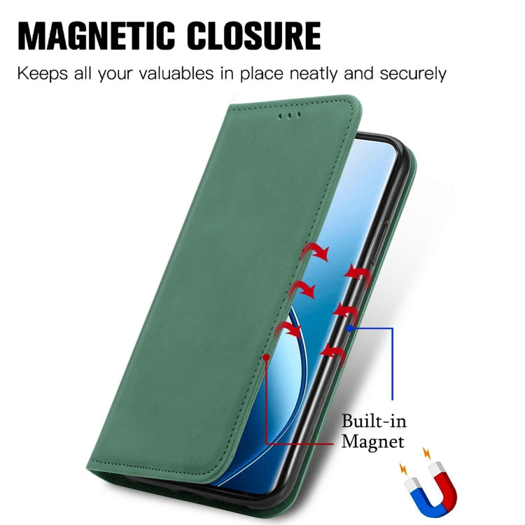 For Google Pixel 9 Retro Skin Feel Magnetic Flip Leather Phone Case(Green) - Google Cases by PMC TechLife | Online Shopping South Africa | PMC TechLife | Buy Now Pay Later Mobicred