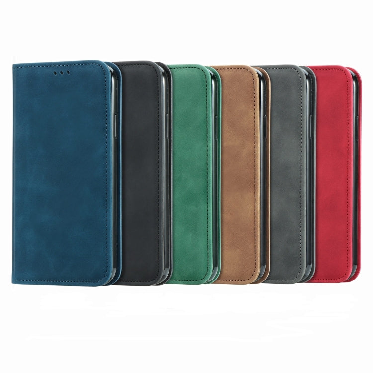 For Google Pixel 9 Retro Skin Feel Magnetic Flip Leather Phone Case(Red) - Google Cases by PMC TechLife | Online Shopping South Africa | PMC TechLife | Buy Now Pay Later Mobicred