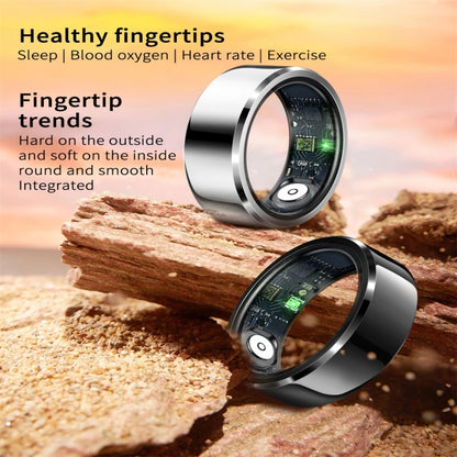 R6 SIZE 10 Smart Ring, Support Heart Rate / Blood Oxygen / Sleep Monitoring(Black) - Smart Rings / Smart Telephones by PMC Jewellery | Online Shopping South Africa | PMC Jewellery | Buy Now Pay Later Mobicred