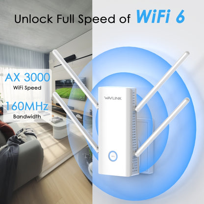 Wavlink WN583AX3 AX3000 Dual Band WiFi Repeater/AP/Router/Mesh Mode WiFi Extender, Plug:US Plug - Wireless Routers by WAVLINK | Online Shopping South Africa | PMC Jewellery | Buy Now Pay Later Mobicred