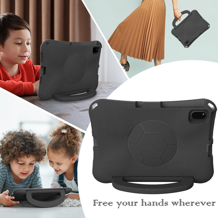 For Lenovo Tab M10 Plus TB-X606F 10.3 Handle Football Shaped EVA Shockproof Tablet Case(Black) - Lenovo by PMC TechLife | Online Shopping South Africa | PMC TechLife | Buy Now Pay Later Mobicred