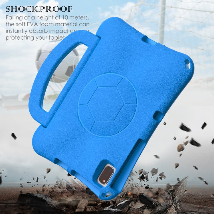 For Lenovo Tab M10 Plus TB-X606F 10.3 Handle Football Shaped EVA Shockproof Tablet Case(Blue) - Lenovo by PMC TechLife | Online Shopping South Africa | PMC TechLife | Buy Now Pay Later Mobicred