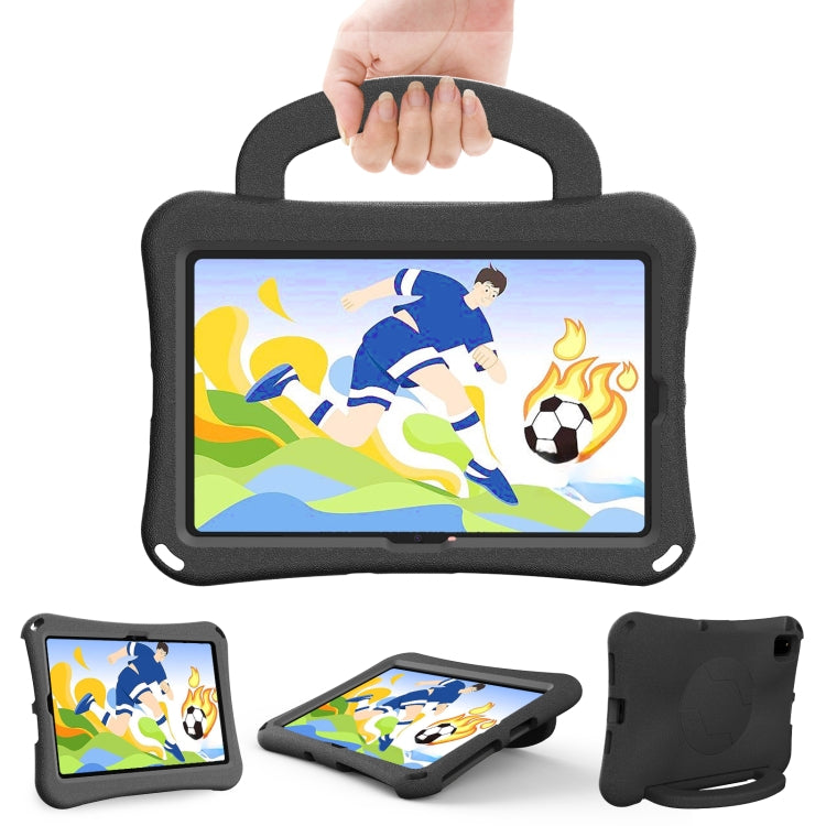 For Lenovo Tab K10 TB-X6C6F 10.3 Handle Football Shaped EVA Shockproof Tablet Case(Black) - Lenovo by PMC TechLife | Online Shopping South Africa | PMC TechLife | Buy Now Pay Later Mobicred