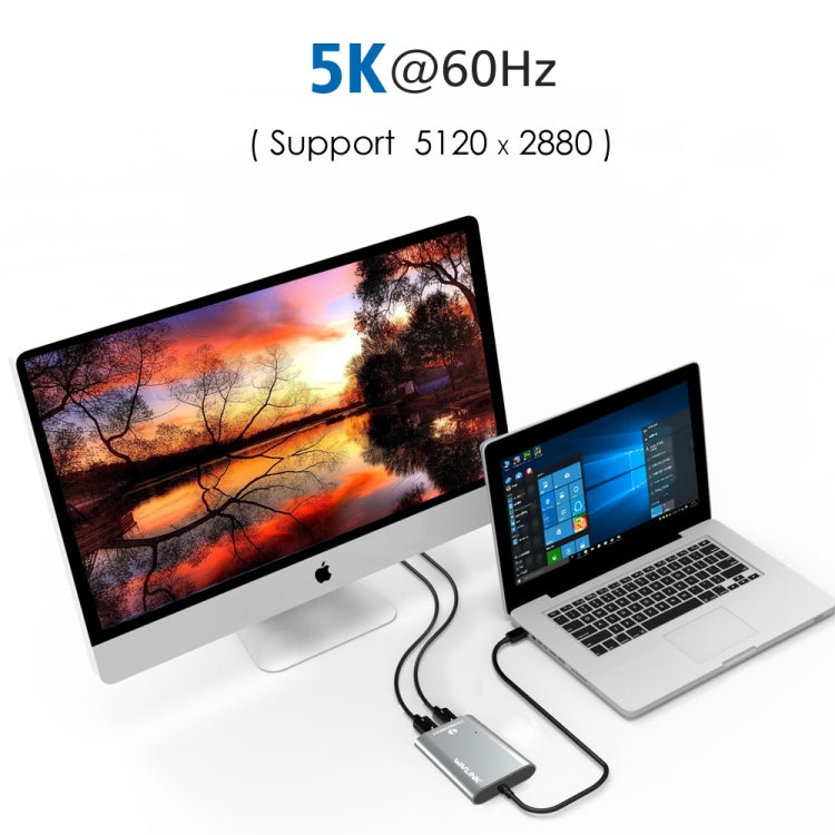 WAVLINK UTA21D DP 4K/5K/8K Video Thunderbolt 3 Type-C to Dual DisplayPort  Adapter - free shipping - PMC Jewellery - Order now!