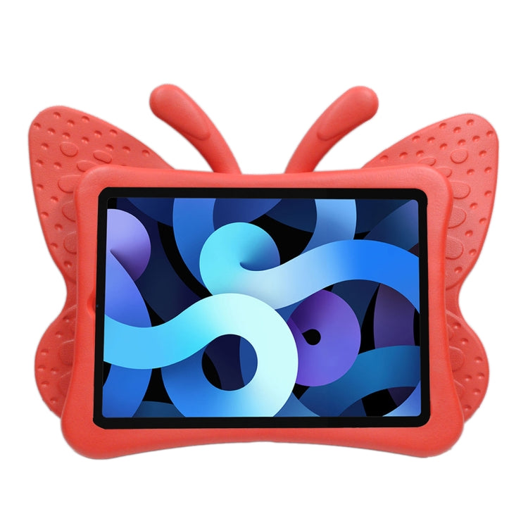 For iPad Air 11 2025 / 2024 Butterfly Bracket Kids EVA Shockproof Tablet Case(Red) - iPad Air 11 2025 / 2024 Cases by PMC TechLife | Online Shopping South Africa | PMC TechLife | Buy Now Pay Later Mobicred