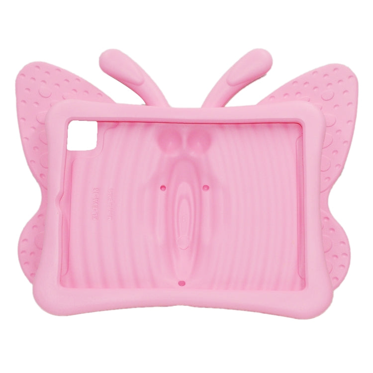 For iPad Air 11 2025 / 2024 Butterfly Bracket Kids EVA Shockproof Tablet Case(Pink) - free shipping - PMC TechLife - Order now!
