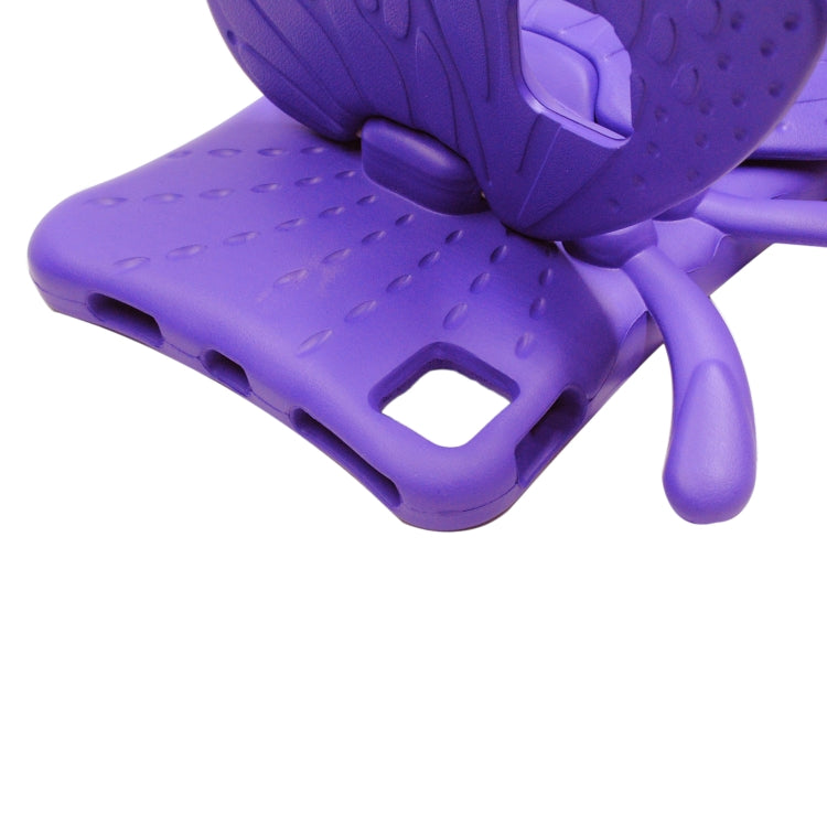 For iPad Pro 11 2024 Butterfly Bracket Kids EVA Shockproof Tablet Case(Purple) - iPad Pro 11 2024 Cases by PMC Jewellery | Online Shopping South Africa | PMC Jewellery | Buy Now Pay Later Mobicred