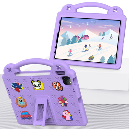 For  iPad Pro 11 2024 Handle Kickstand Children EVA Shockproof Tablet Case(Light Purple) - iPad Pro 11 2024 Cases by PMC Jewellery | Online Shopping South Africa | PMC Jewellery | Buy Now Pay Later Mobicred