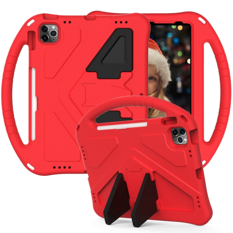 For iPad Air 11 2024 EVA Shockproof Tablet Case with Holder(Red) - iPad Air 11 2024 Cases by PMC TechLife | Online Shopping South Africa | PMC TechLife | Buy Now Pay Later Mobicred