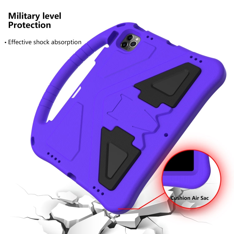 For iPad Air 11 2024 EVA Shockproof Tablet Case with Holder(Purple) - iPad Air 11 2024 Cases by PMC TechLife | Online Shopping South Africa | PMC TechLife | Buy Now Pay Later Mobicred
